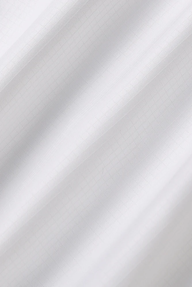 Check White 2ply Skjorte Regular - Image 3