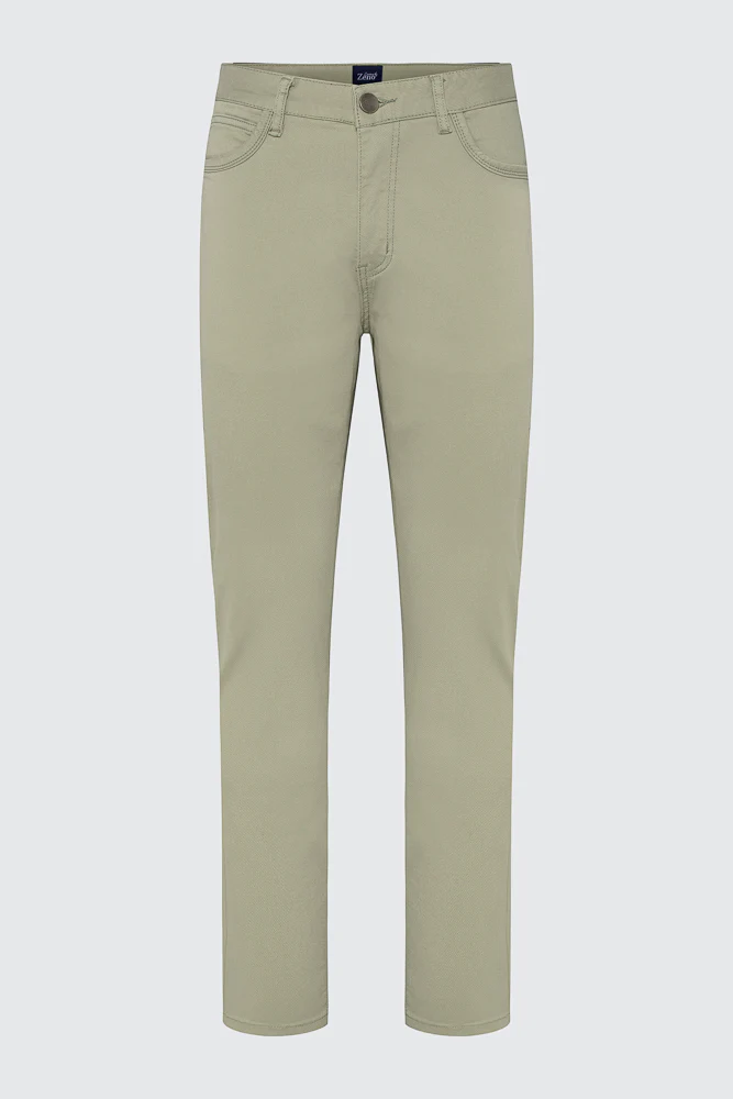 Kaki Bukse 5-pocket Stretch - Image 5