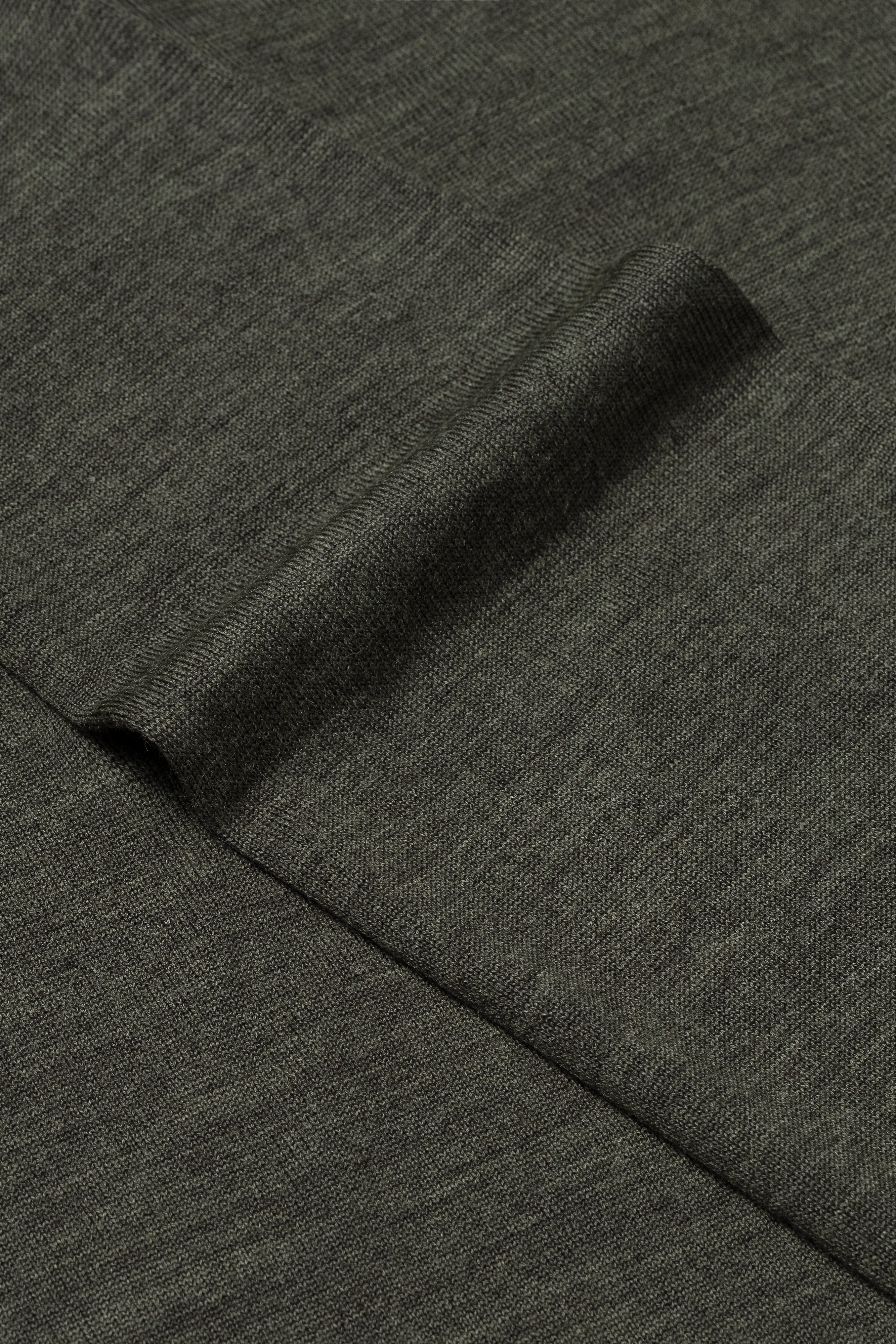 Merino Genser Moss Zip - Image 3