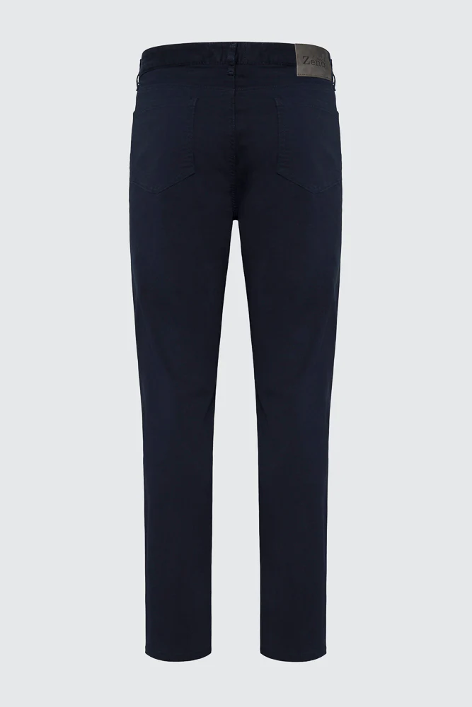 Navy Bukse 5-pocket Stretch - Image 3