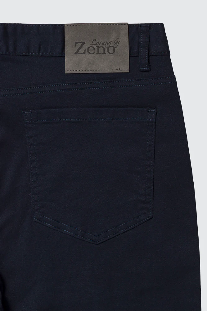 Navy Bukse 5-pocket Stretch - Image 6