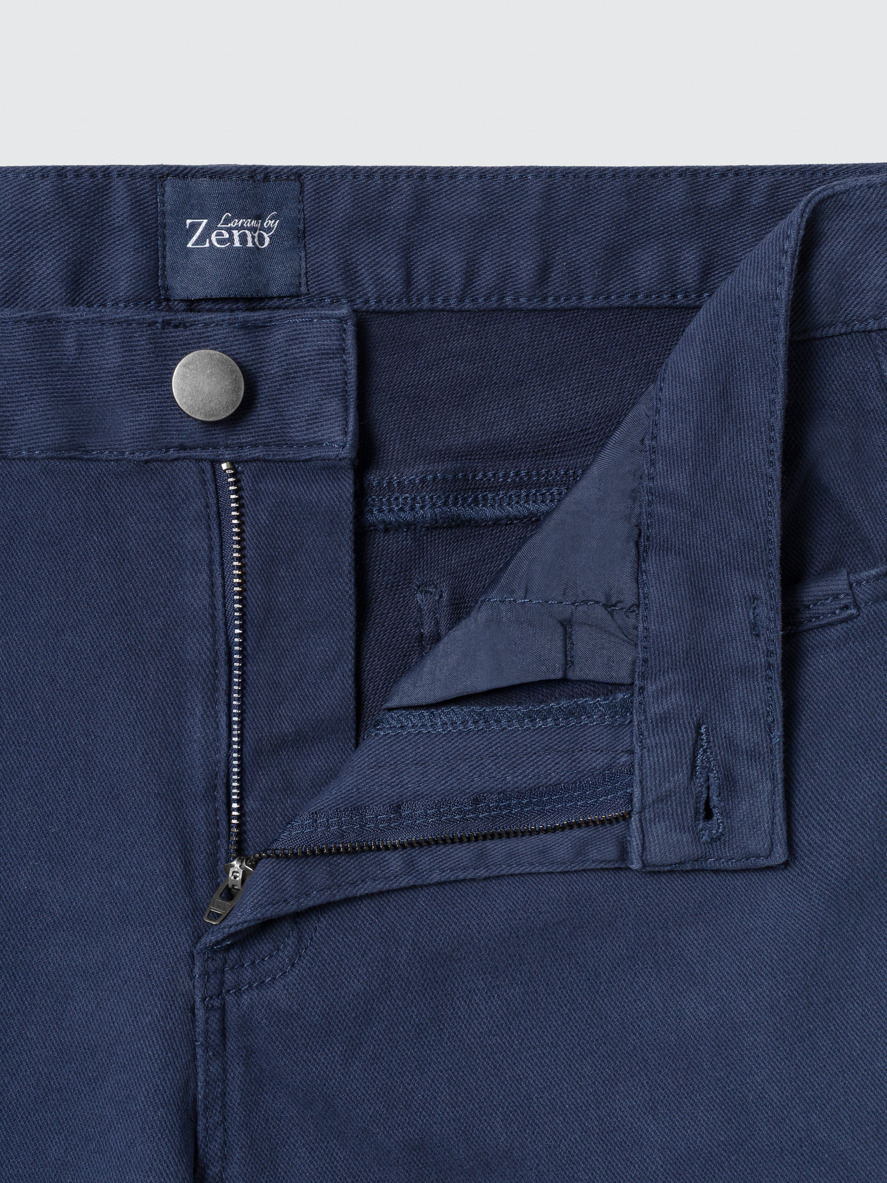 Navy Bukse 5-pocket Stretch - Image 2