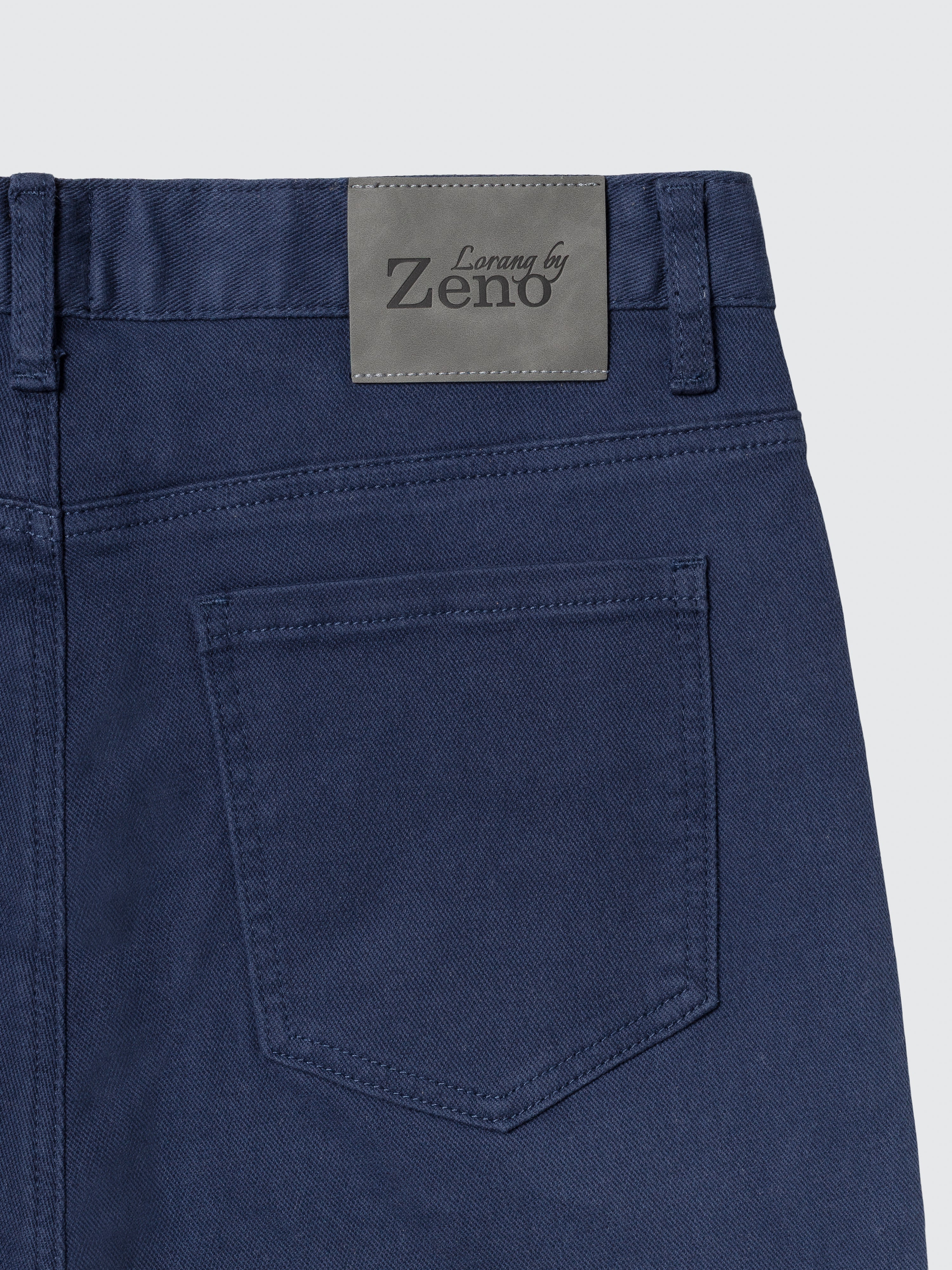 Navy Bukse 5-pocket Stretch - Image 5