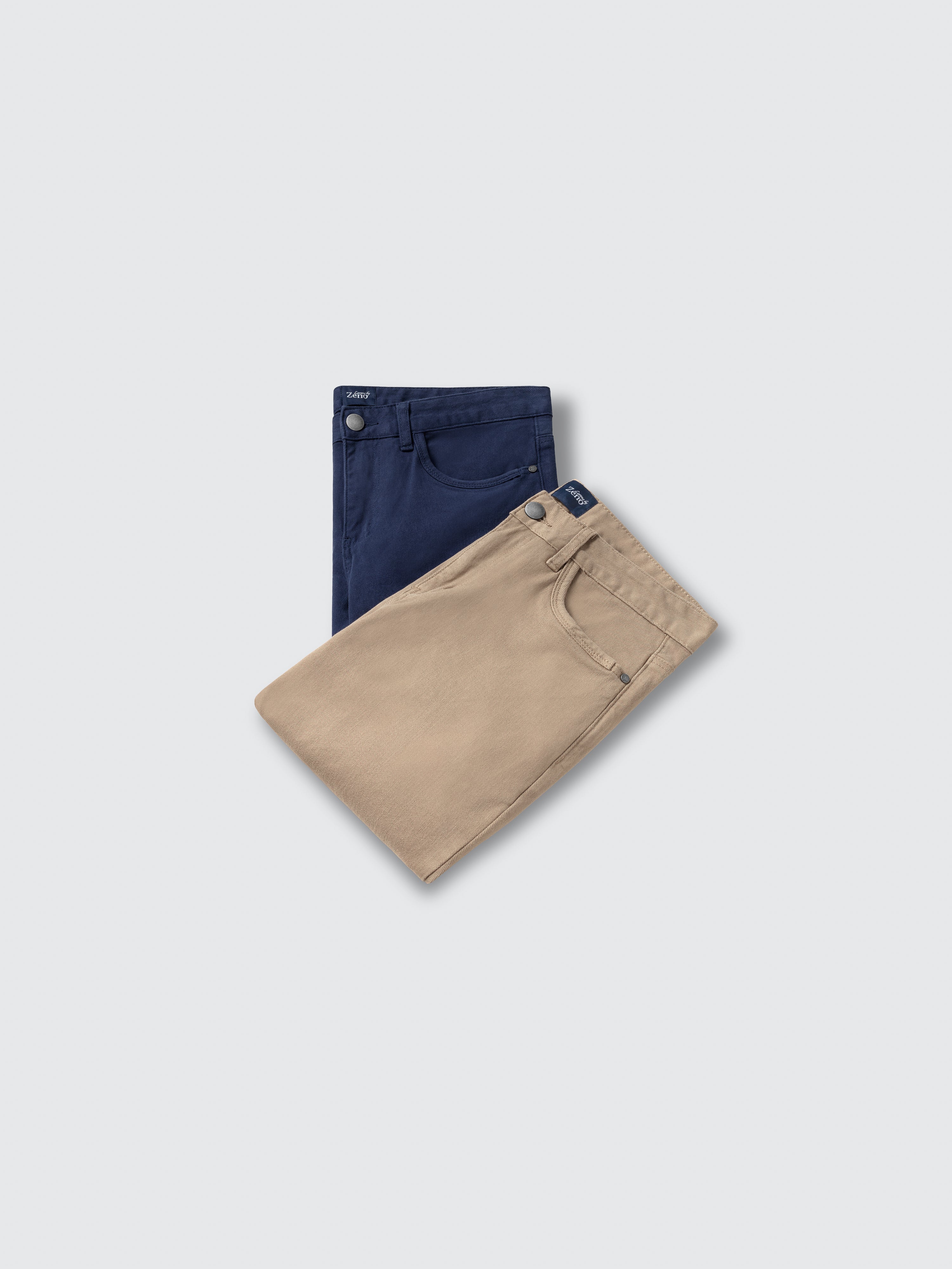 Navy Bukse 5-pocket Stretch - Image 6