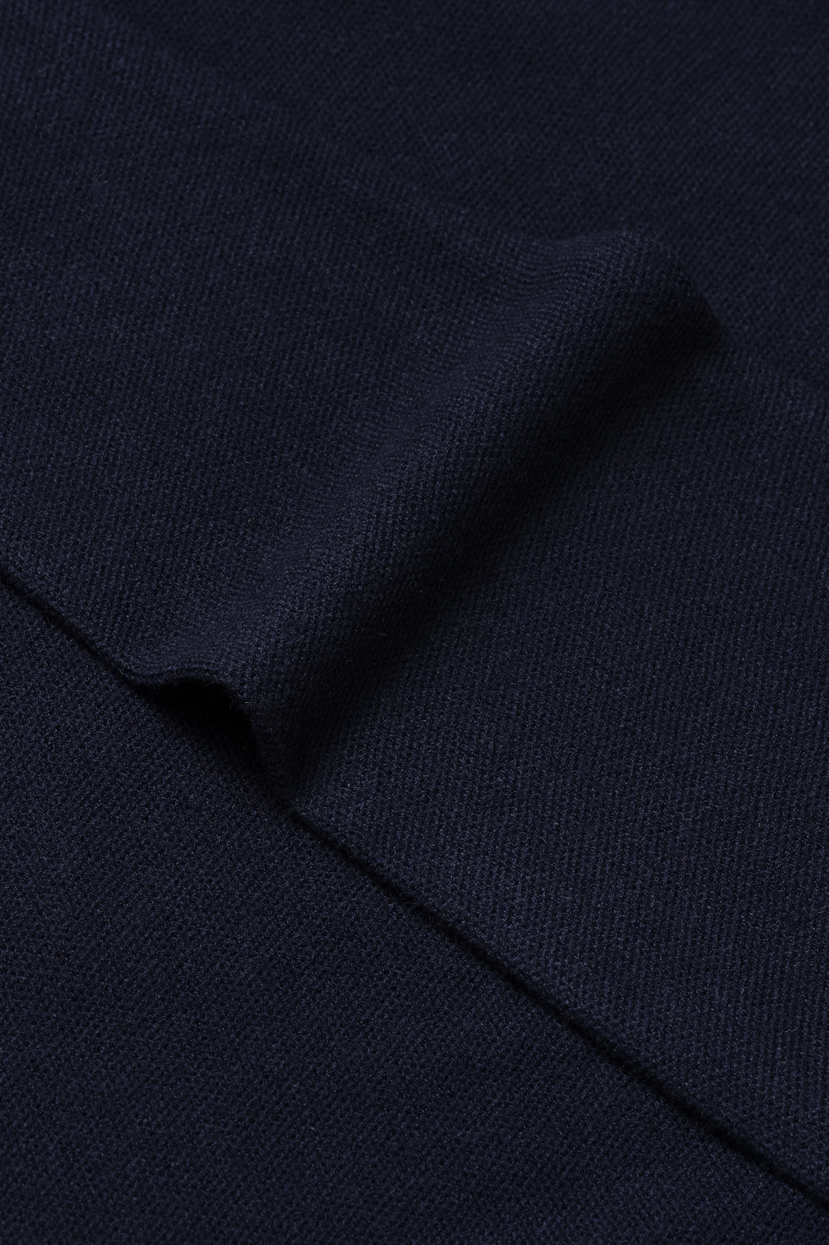 Soft Cotton Navy Genser Zip - Image 3
