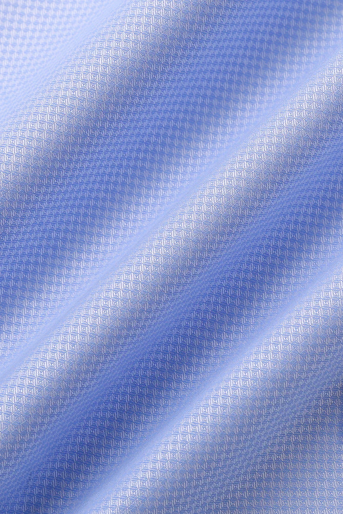 Tile Light Blue 2ply Skjorte Regular - Image 4